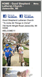 Mobile Screenshot of goodshepherdjanesville.org