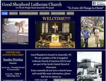 Tablet Screenshot of goodshepherdjanesville.org